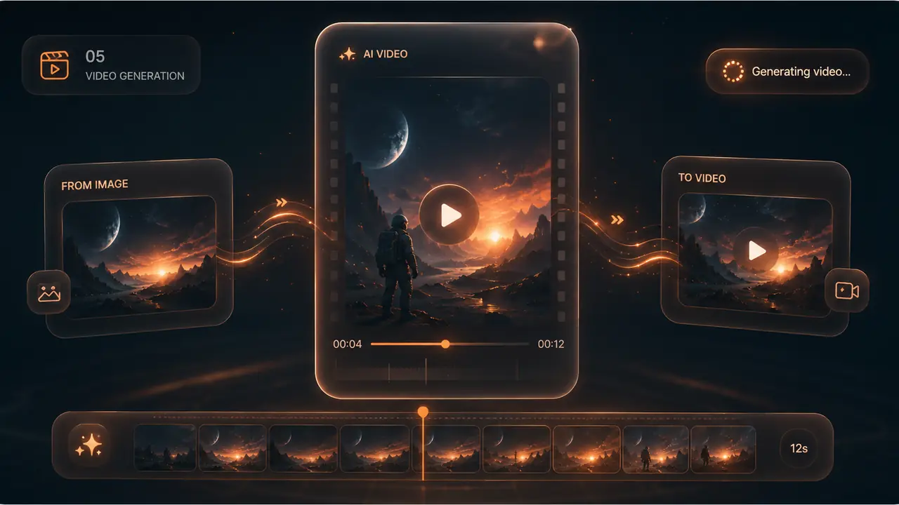 نمونه ساخت ویدئو با Veo در Magic Studio