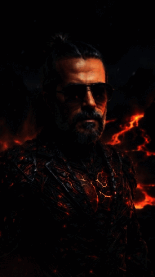 آتشفشان درون !