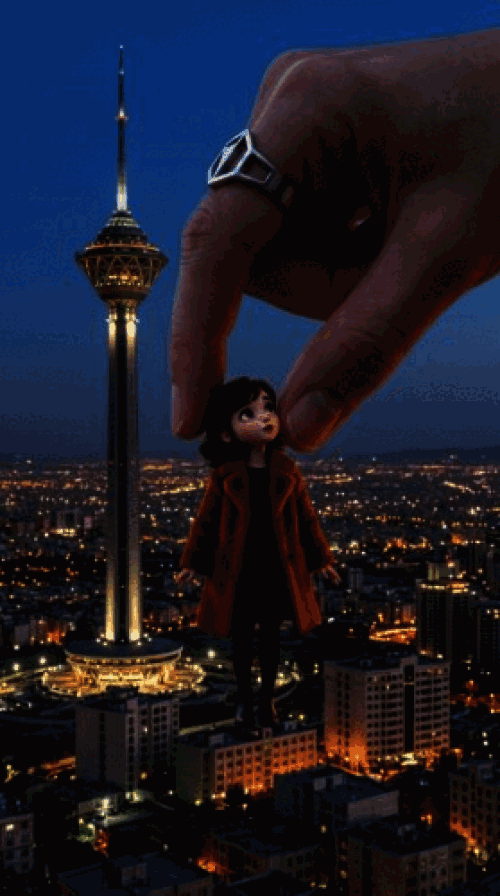 آویزون بر فراز برج ها😍🪄